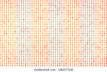 Light Orange vector texture with disks. Modern abstract illustration with colorful water drops. Design for business adverts.