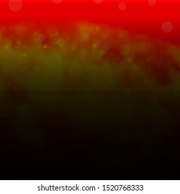 Light Orange vector texture with disks. Abstract decorative design in gradient style with bubbles. Pattern for business ads.