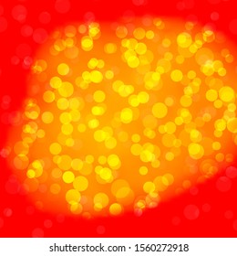 Light Orange vector texture with disks. Modern abstract illustration with colorful circle shapes. Pattern for booklets, leaflets.