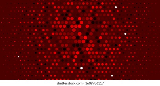 Light Orange vector texture with disks. Modern abstract illustration with colorful circle shapes. Pattern for wallpapers, curtains.