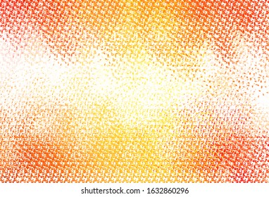 Light Orange vector texture with disks. Glitter abstract illustration with blurred drops of rain. Pattern for textures of wallpapers.