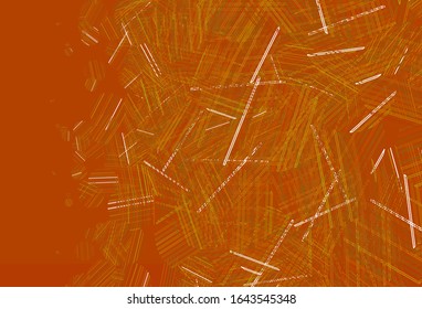 Leichte Orange-Vektorillustration-Textur mit Scheiben. Unscharfes dekoratives Design im abstrakten Stil mit Blasen. Neue Vorlage für Ihr Markenbuch.