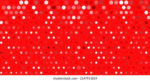 Light orange vector texture with disks. Abstract colorful disks on simple gradient background. New template for a brand book.