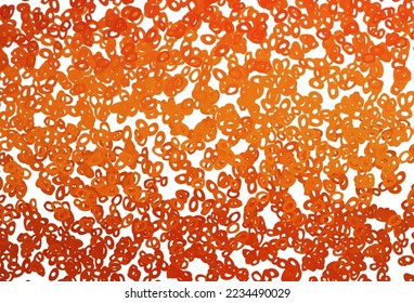 Light Orange vector texture with disks. Beautiful colored illustration with blurred circles in nature style. Design for posters, banners.