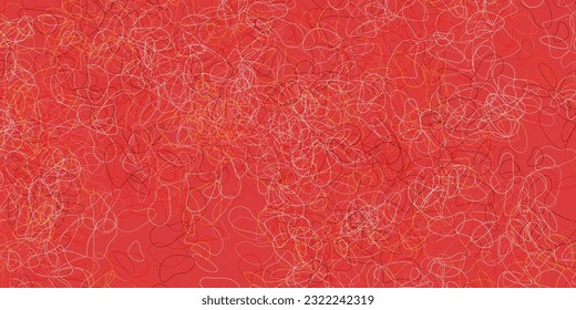 Light orange vector texture with memphis shapes. Colorful abstract forms with gradient in simple style. Background for cell phones.