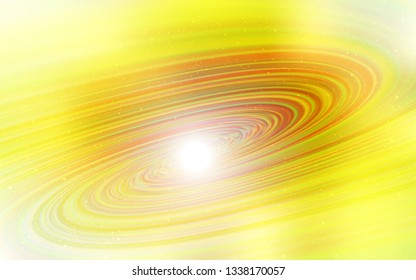 Light Orange vector texture with milky way stars. Blurred decorative design in simple style with galaxy stars. Pattern for astrology websites.