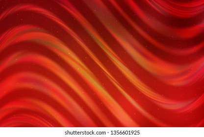 Light Orange vector texture with milky way stars. Modern abstract illustration with Big Dipper stars. Template for cosmic backgrounds.
