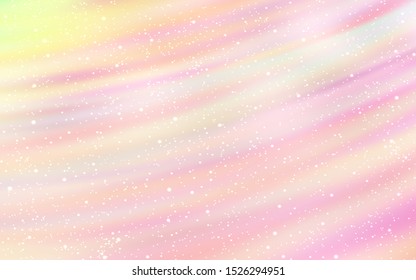 Textura de Vector naranja claro con estrellas de la vía láctea. Ilustración abstracta moderna con estrellas de Big Dipper. El mejor diseño para su anuncio, cartel, Anuncio.