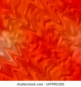 Light Orange vector texture with wry lines. Abstract gradient illustration with wry lines. Pattern for websites, landing pages.