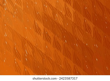Light Orange vector texture with wry lines. Creative illustration in halftone style with gradient. Elegant pattern for a brand book.