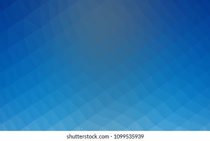 Light Orange vector triangle mosaic pattern. Geometric illustration in Origami style with gradient.  Brand new design for your business.