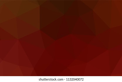 Light Orange vector triangle mosaic template. A sample with polygonal shapes. Template for cell phone's backgrounds.