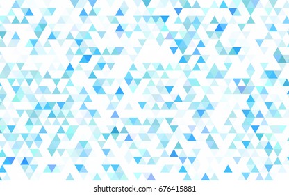 Light Orange vector triangle mosaic background. Brand-new colored illustration in blurry style with gradient. The template can be used as a background for cell phones.