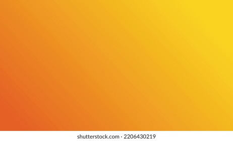Light orange yellow gradient background illustration, orange color gradation vector
