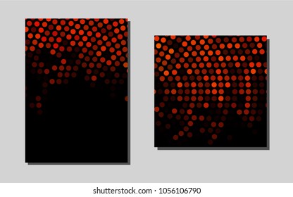 Light Orangevector banner for websites. Abstract booklet on colored background with gradient. The pattern can be used for any ad, booklets.