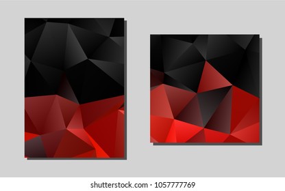 Light Orangevector banner for websites. Glitter abstract design concept with text box. Pattern for beautiful business cards, folders.