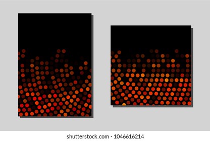 Light Orangevector brochure for ui, ux design. Web interface on abstract background with colorful gradient. Beautiful design for cover of notepads.