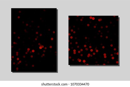 Light Orangevector brochure for ui, ux design. Glitter abstract design concept with text box. Pattern for ads, leaflets, labels of your business.