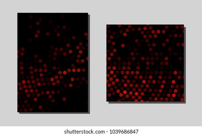 Light Orangevector cover for Envelopes. Abstract booklet on colored background with gradient. Beautiful design for cover of notepads.