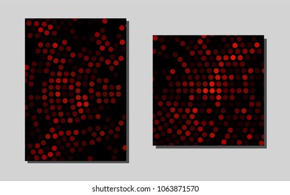 Light Orangevector cover for Envelopes. Booklet with textbox on colorful abstract background. Completely new template for your brand book.