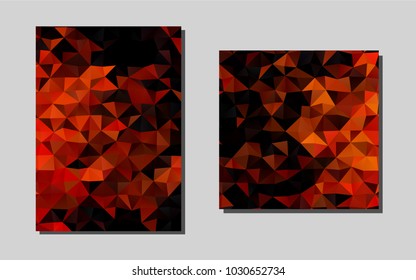 Light Orangevector template for landing pages. Web interface on abstract background with colorful gradient. Pattern for beautiful business cards, folders.
