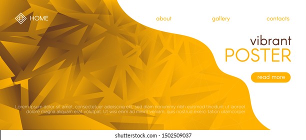 Light Origami Background. Yellow Diamond Pattern. Brown Mosaic Wallpaper. Vibrant 3d Trendy Vector Design. Origami Vector Poster. Elegant Mosaic Graphic. 3d Modern Background. Origami Geometric.