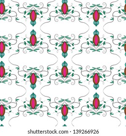 Light ornament flower repeat romantic background