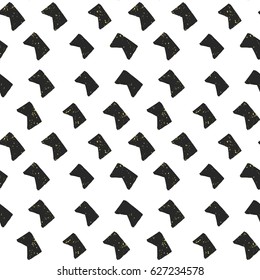 light painted color, graphic pattern of triangles rectangles with textures on a white background