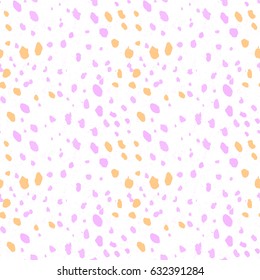 light painted color, graphic pattern of circles, dots, shapes with textures on a white background