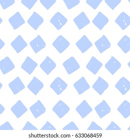 light painted color, graphic pattern of blue squares with textures on a white background
