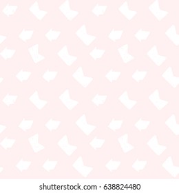 light painted color, graphic pattern of white shapes and arrows with textures on pink background