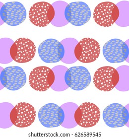 light painted color pattern of circles and textures on a white background