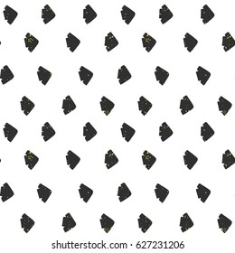 light painted color pattern of graphic arrows with textures on a white background