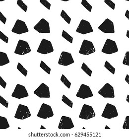 light painted color pattern of graphic black strokes, and geometric shapes with textures on a white background