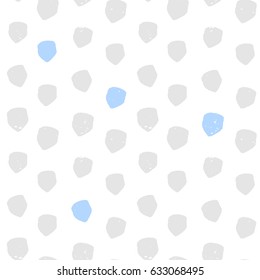 light painted color pattern of graphic spots, shapes, circles with textures on a white background
