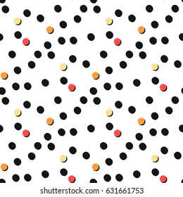 light painted color pattern of the graphics of circles with textures on a white background