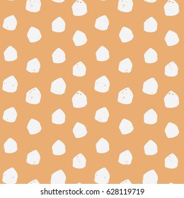 light painted color pattern of spots of graphic shapes with textures on orange background