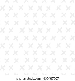 light painted pattern of cross graphics with grey texture on white background