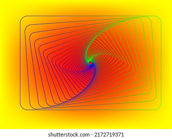 Light painting. Abstract, futuristic, colorful long exposure
