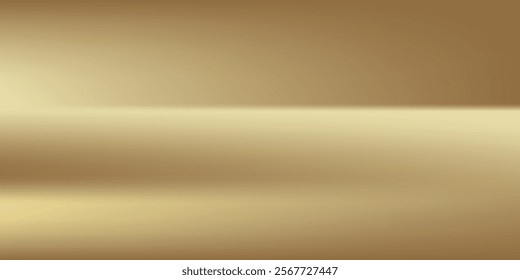 Light pale brown yellow silk satin. Gradient. Dusty gold color. Golden luxury elegant beauty premium abstract background. vector eps10
