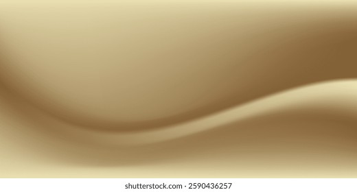 Light pale brown yellow silk satin. Gradient. Dusty gold color. Golden luxury elegant beauty premium abstract background. 