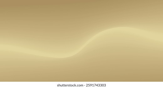 Light pale brown yellow silk satin. Gradient. Dusty gold color. Golden luxury elegant beauty premium abstract background. vector eps10