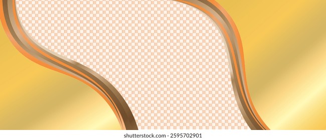 Light pale brown yellow silk satin. Gradient. Dusty gold color. Golden luxury elegant beauty premium abstract background. Shiny, shimmer. Curtain. Drapery. Fabric, cloth texture. Christmas, birthday