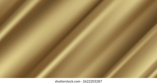 Light pale brown yellow silk satin. Gradient. Dusty gold color. Golden luxury elegant beauty premium abstract background. Shiny, shimmer. Curtain. Drapery. Fabric, cloth texture. Christmas, birthday.