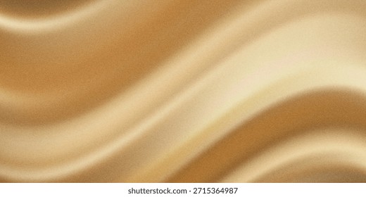 Light pale brown yellow silk satin. Gradient. Dusty gold color. Golden luxury elegant beauty premium abstract background. Shiny, shimmer. Curtain. Drapery. Fabric, cloth texture. Christmas, birthday.
