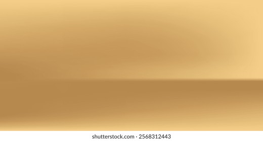 Light pale soft pastel gold golden champagne beige abstract background. Color gradient ombre transition.