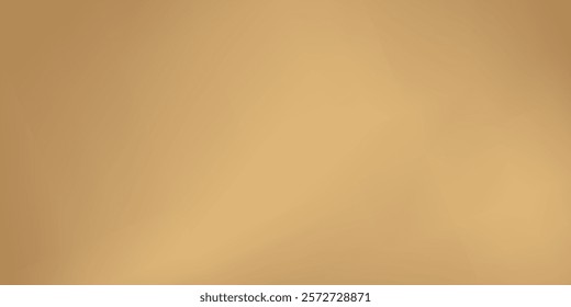 Light pale soft pastel gold golden champagne beige abstract background. Color gradient ombre transition. VECTOR