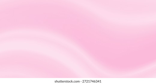 Light pale tender peach pink beige white silk satin fabric. Elegant luxury abstract background for design. Color gradient. Lines. Curtain. Drapery. Soft folds. Gentle. Template. Baby birthday, newborn