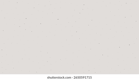 Textura de papel leve com manchas, grão. Ilustração vetorial. Textura de papel cinza ofício com pontos, manchas.