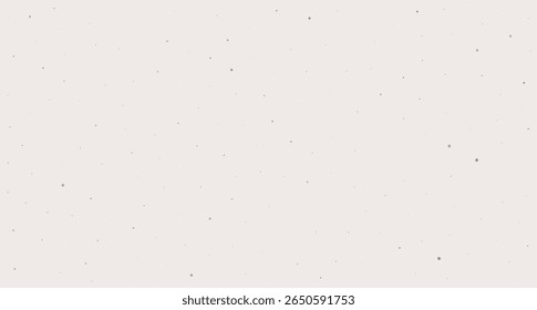 Textura de papel leve com manchas, grão. Ilustração vetorial. Textura de papel cinza ofício com pontos, manchas.